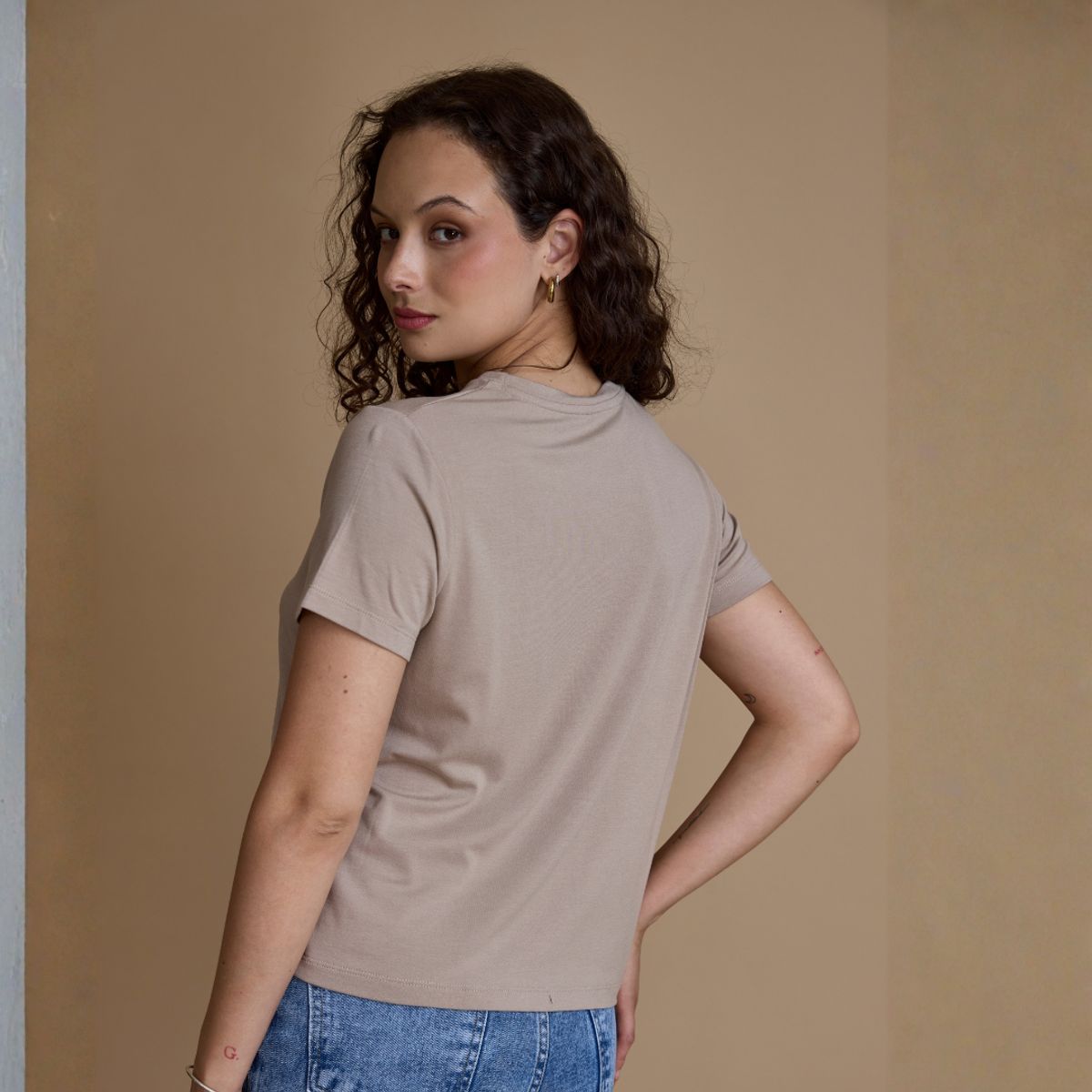 BIJOU - Polera básica de modal Mara