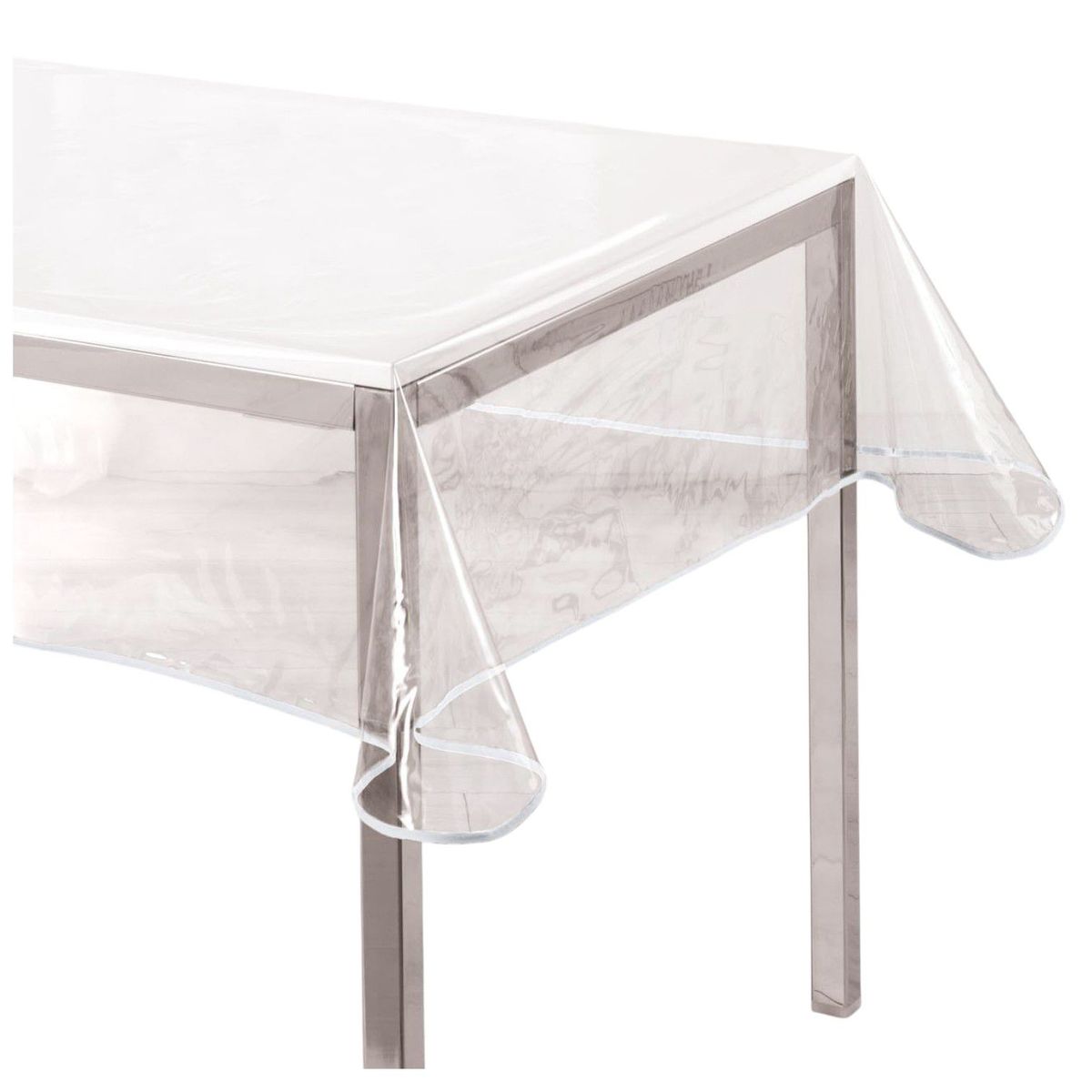 OEM - Mantel De Hule Plastico Mesa Rectangular Transparente 180cm