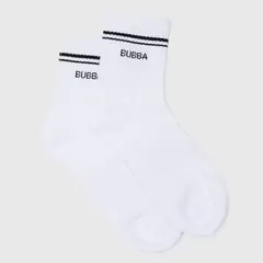 BUBBA - Calcetin Corto Blanco Essentials