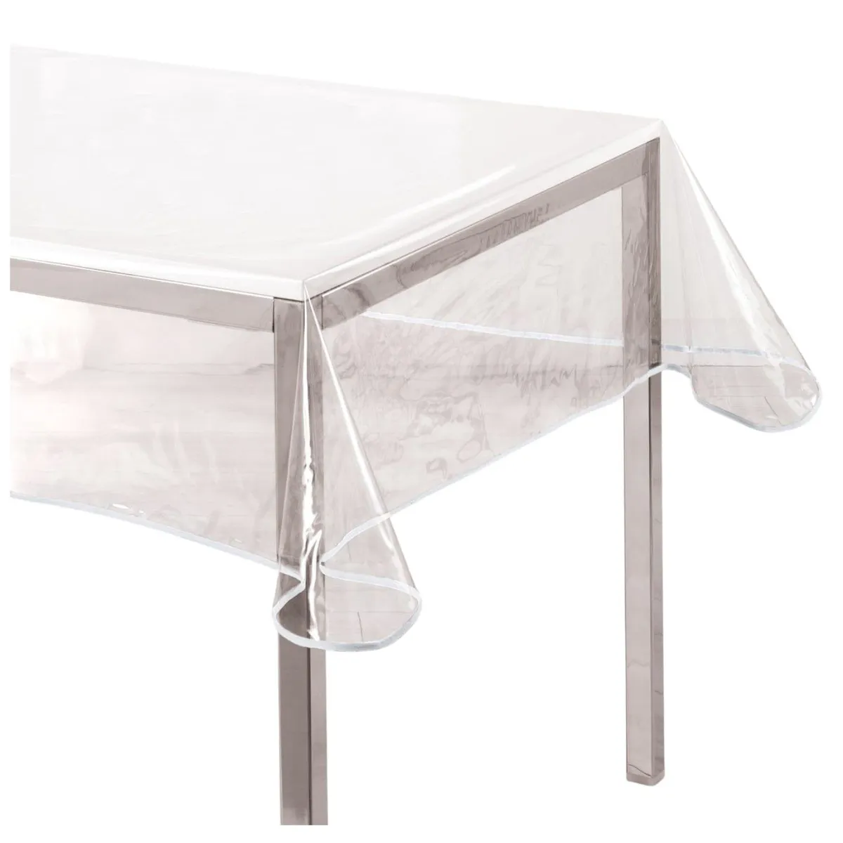 OEM - Mantel De Hule Plastico Mesa Rectangular Transparente 160cm