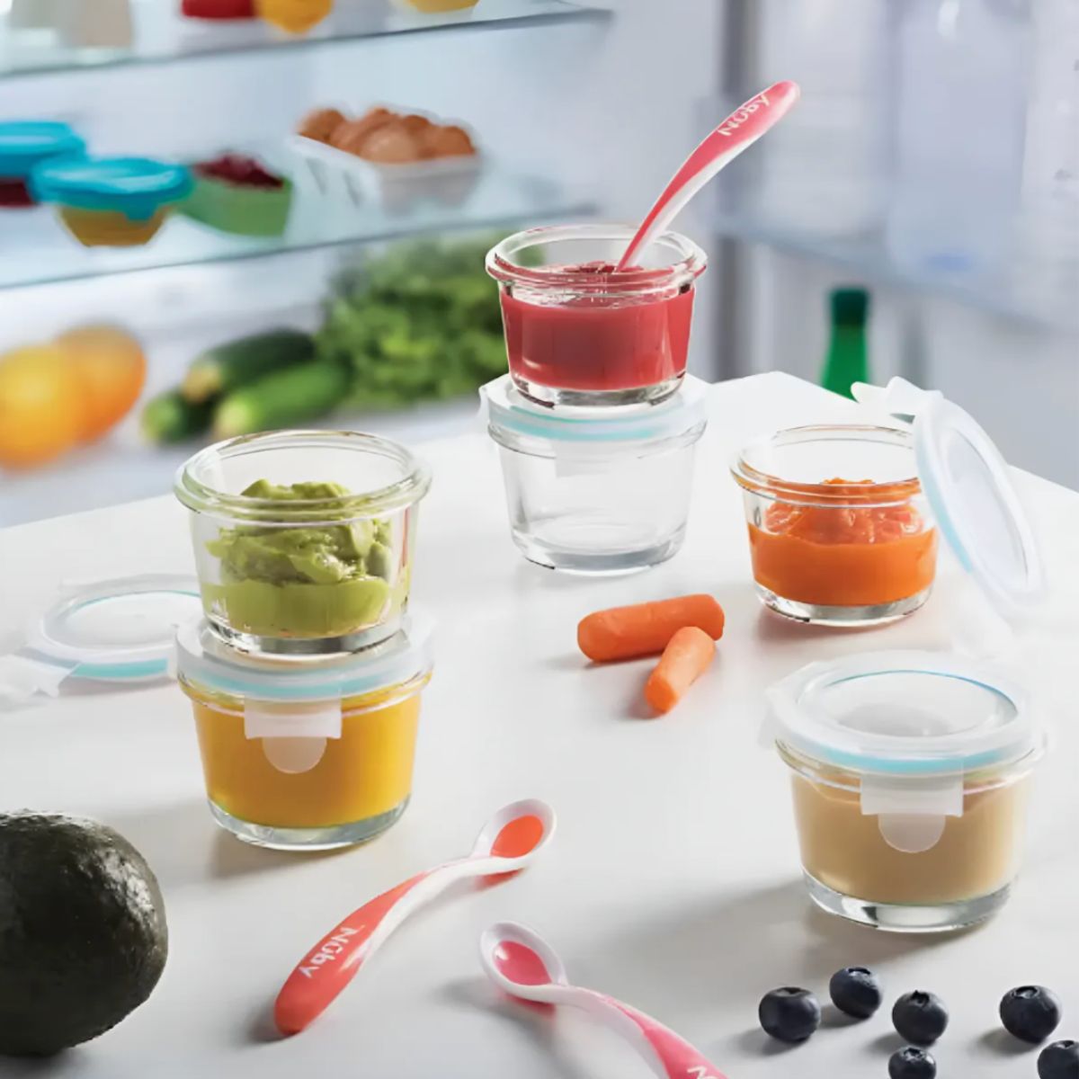 ALLEGRA - Set 8 Mini Taper Allegra 165 ML para Alimentos Snacks