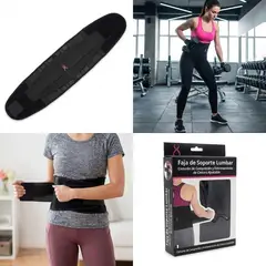 MOVI - Faja de Soporte Lumbar Cinturón de Compresión y Entrenamiento de Cintura Ajustable