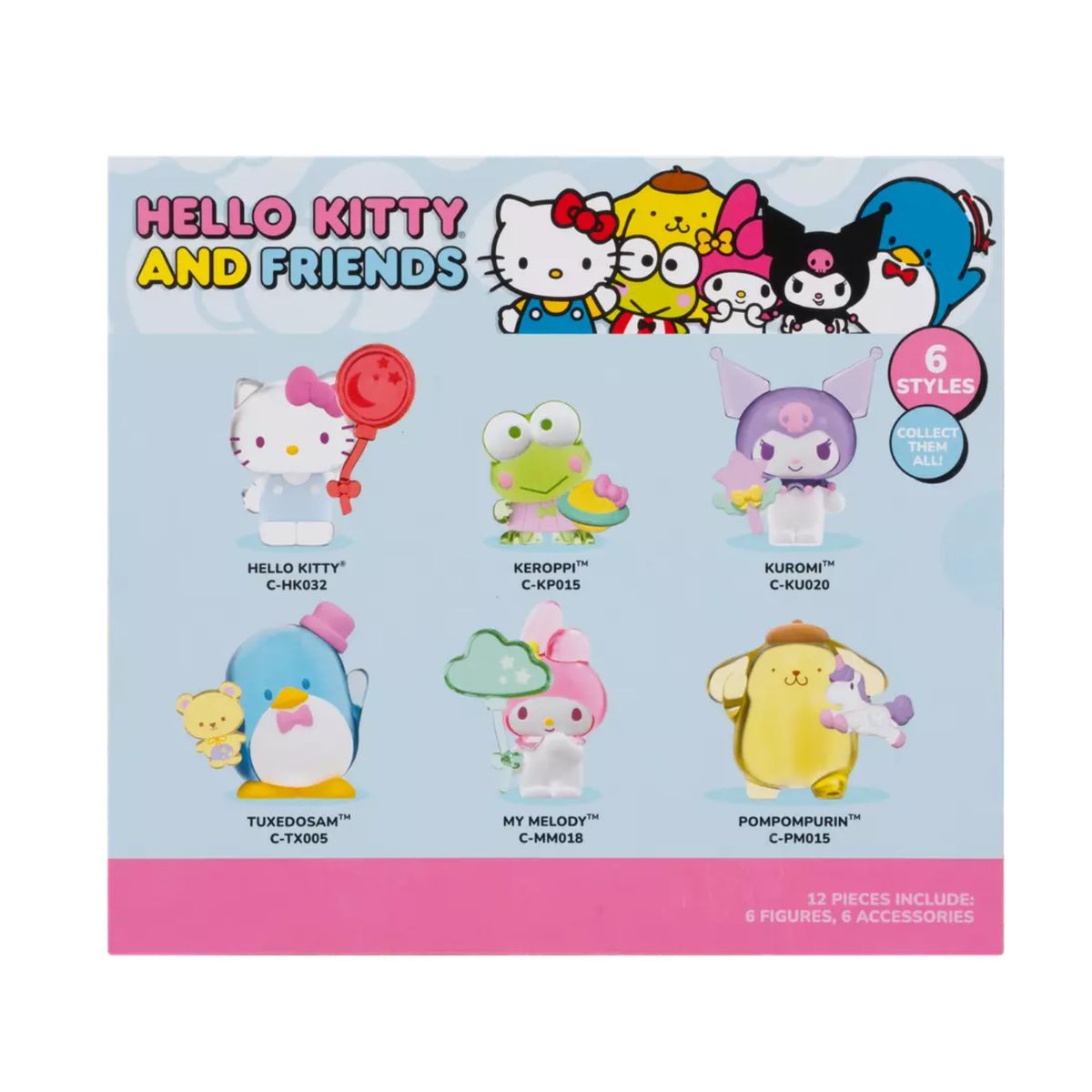 IMEXPORTA - Set 6 Figuras de Colección "Hello Kitty y sus amigos"