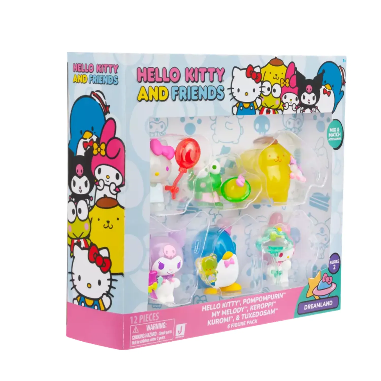HELLOKITTY meets TOM'S ストラップ IMEXPORTA Set 6 Figuras de Colección 