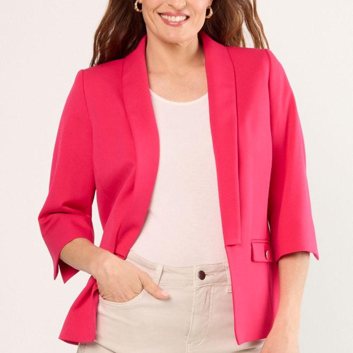 MA GRIFFE - Blazer Mujer Fucsia Magriffe