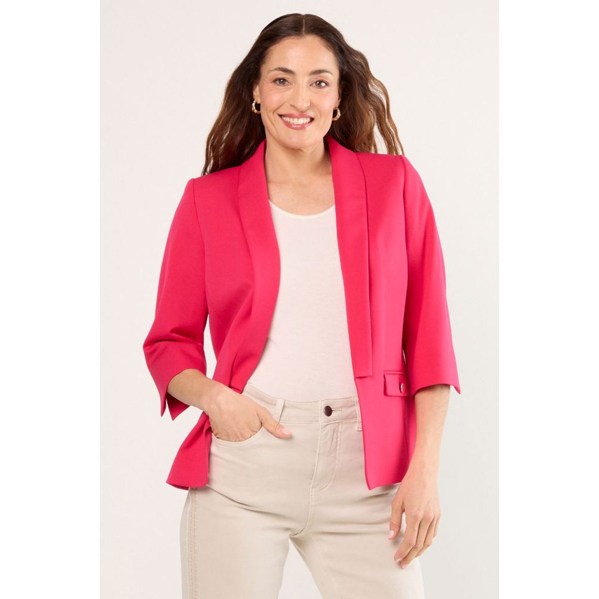 MA GRIFFE - Blazer Mujer Fucsia Magriffe