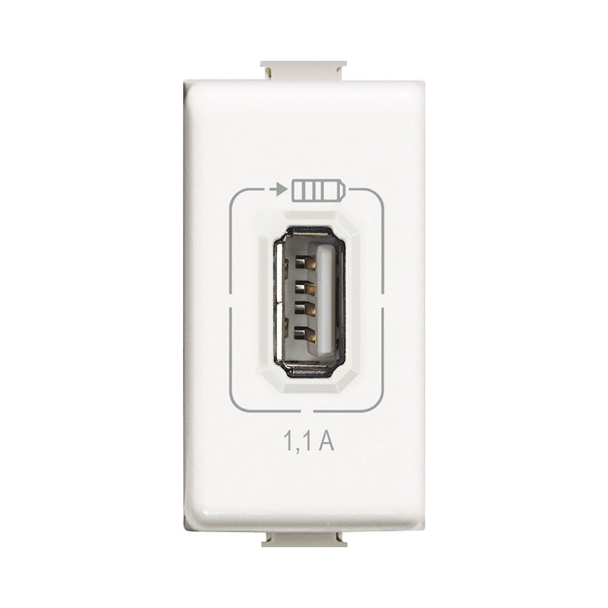 BTICINO - Modulo Cargador Usb Bticino 230Vac 1100Ma Blanco Matix