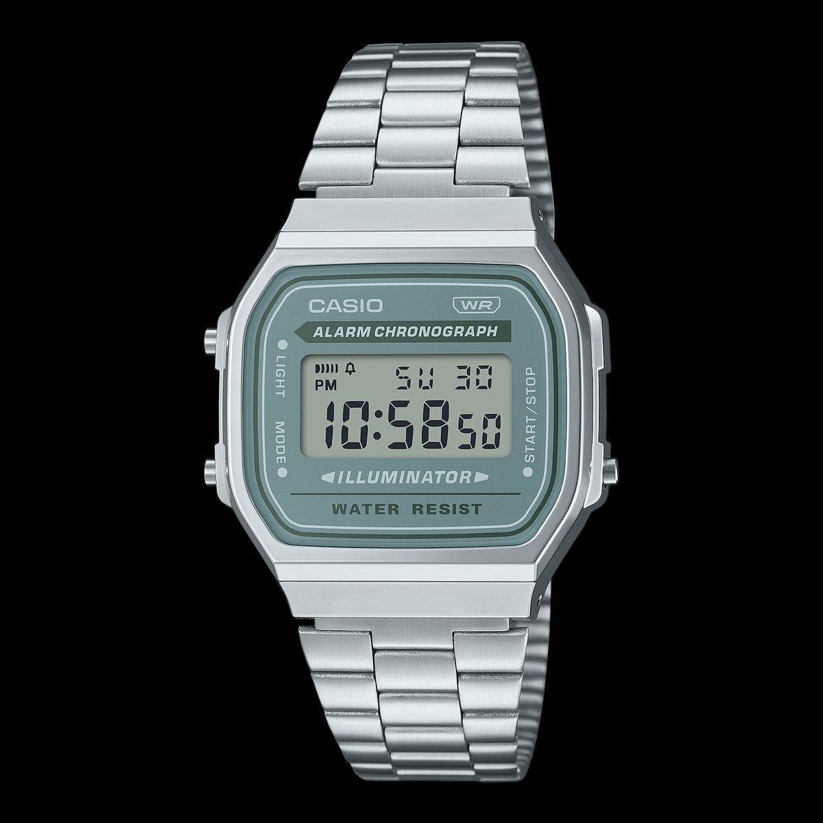 CASIO - Reloj Casio Digital A168WA-3AY- Plateado