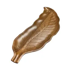 OEM - Bandeja De Frutas Verduras Frutero Centro Mesa Hoja 50x6cm