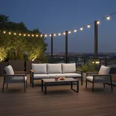 MODRA - Juego de Living Exterior Turku Para 5 Personas