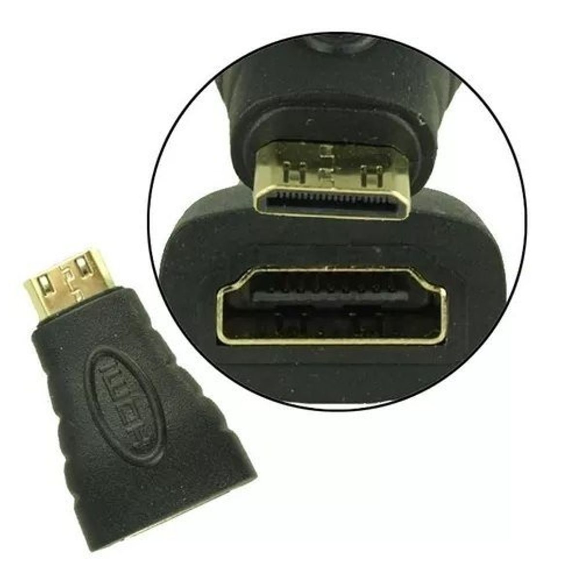 GENERICO - Adaptador Mini Hdmi A Hdmi Hembra Estándar Raspberry