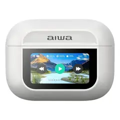 AIWA - Auriculares In-ear Inalámbricos Awtwsgprow Noise Cancelling Blanco