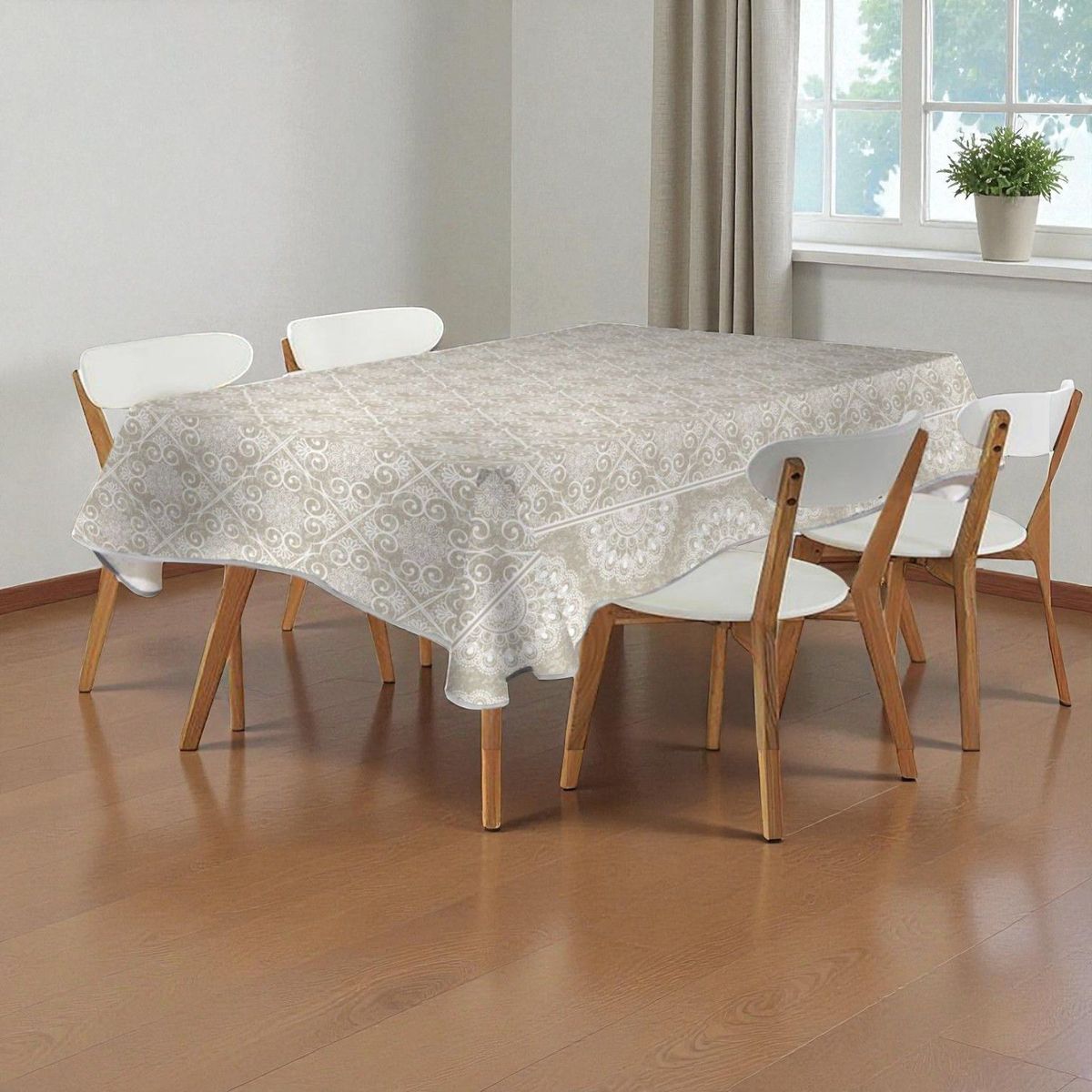 OEM - Mantel De Hule Plastico Mesa Rectangular Mandala 240cm