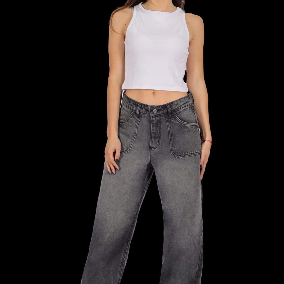 DIVINO JEANS - Jeans Sabrina IV Gris Divino Jeans