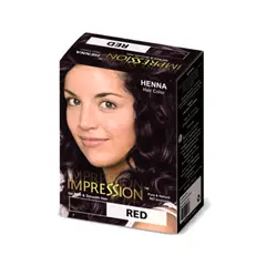 IMPRESSION - Henna Hair Color Rojo 10 gr X 6 sachets