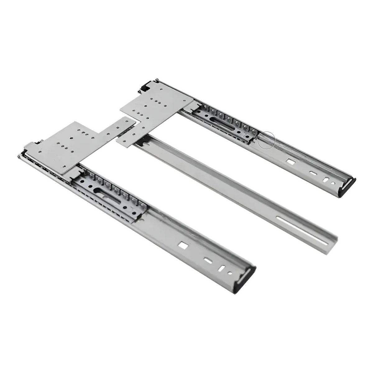 GENERICO - Corredera Telescópica Pocket Door 50 cm 1.2 mm 35 kilos.