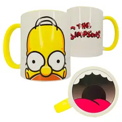 GENERICO - Tazón Tazón Cerámico con boca abajo Homero Simpsons