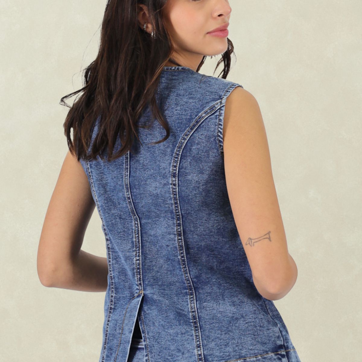 TENTATION - Gilet Medium Blue Tentation