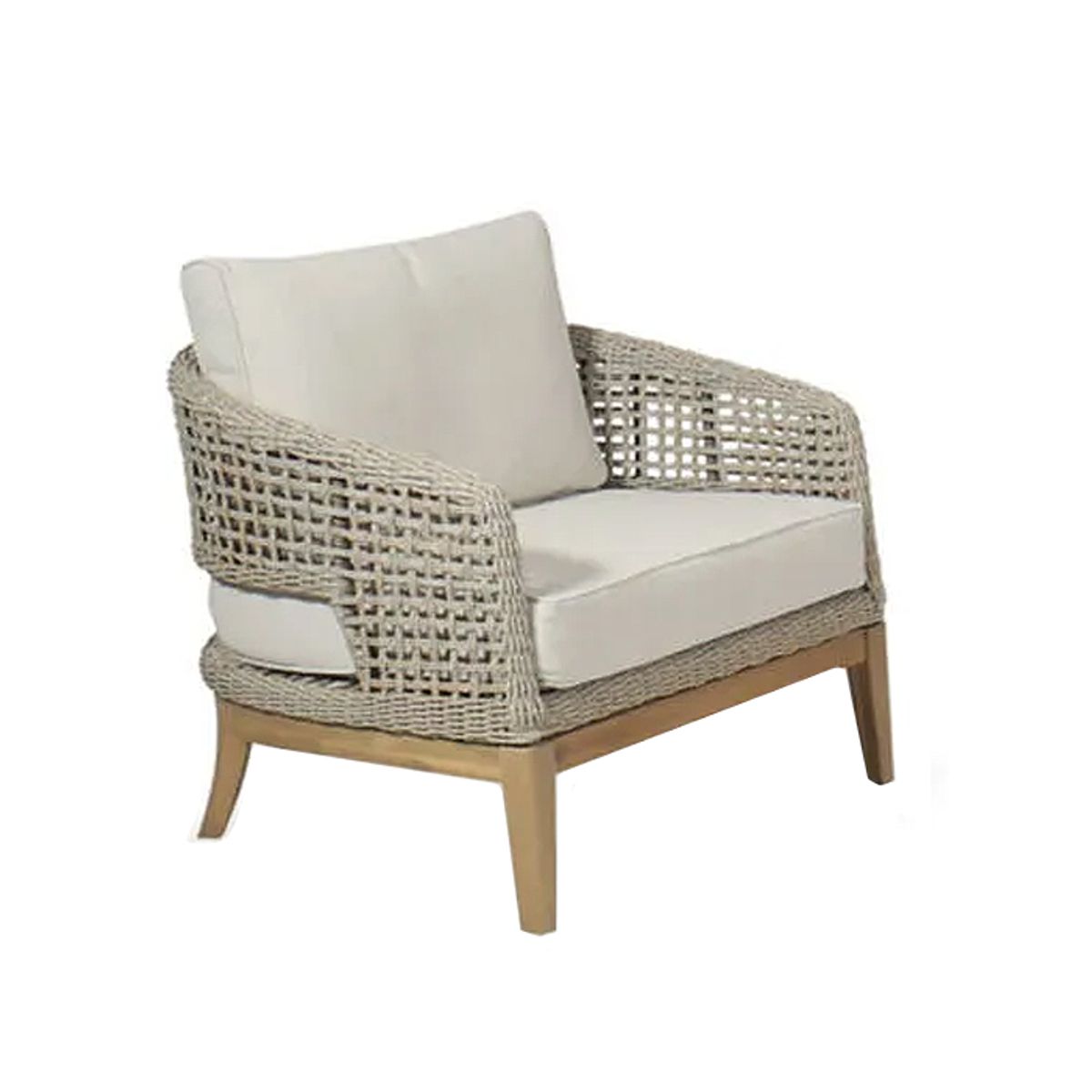 MSA MUEBLES SANTA ANA - Juego de Terraza 4 Piezas Venecia