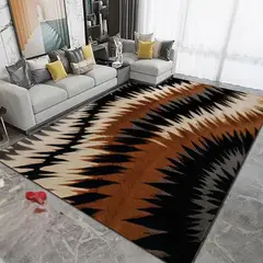 GENERICO - ALFOMBRA PARA LIVING ANTIDESLIZANTE CON DISEÑOS TRIDIMENCIONALES