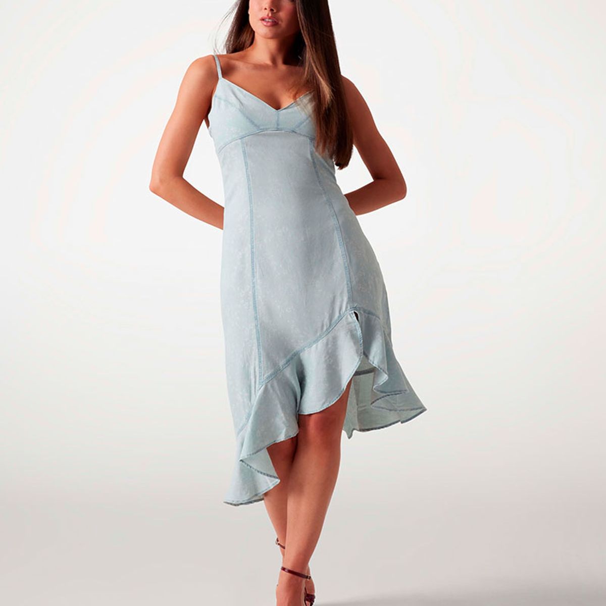 GUESS - Vestido Francisca Celeste