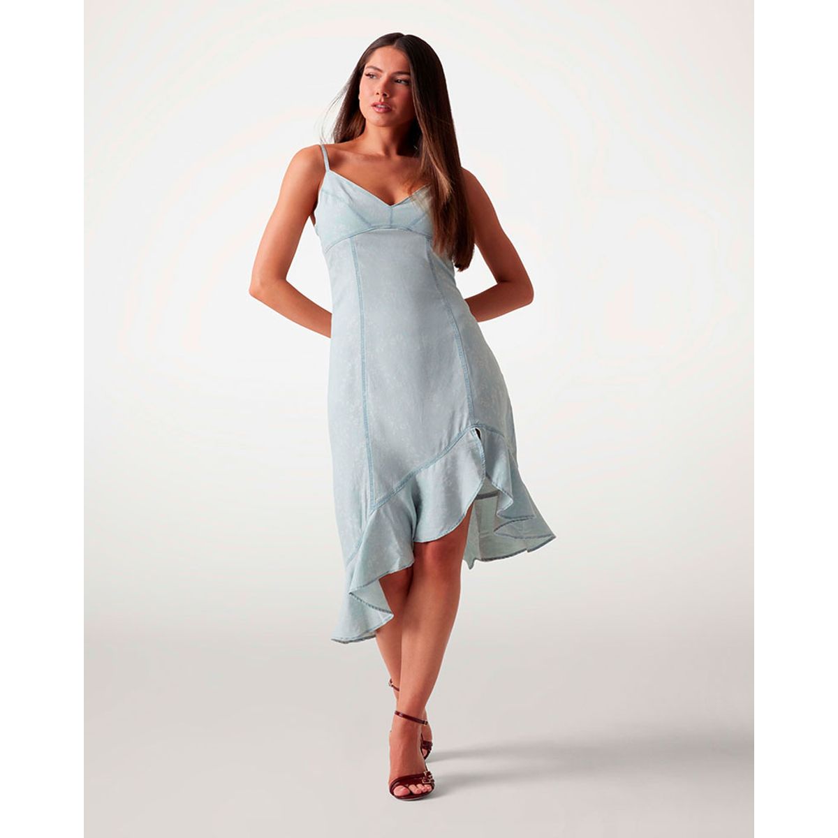 GUESS - Vestido Francisca Celeste