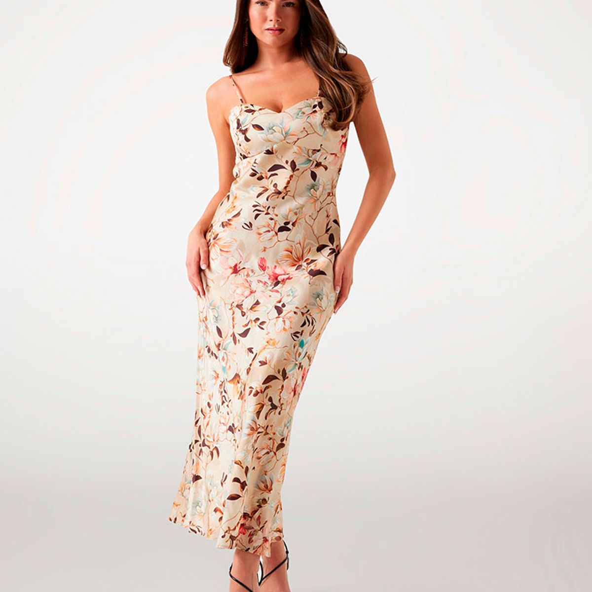 GUESS - Vestido Sl Tullia Slip Multicolor