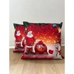 TODOHOGAR SANTIAGO DE CHILE - Set De 2 Cojines 45x45cm Navidad - Bolsa de regalo