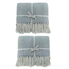 HOMEWELL - Kit de 2 Manta Softy Winter 125*150Cm