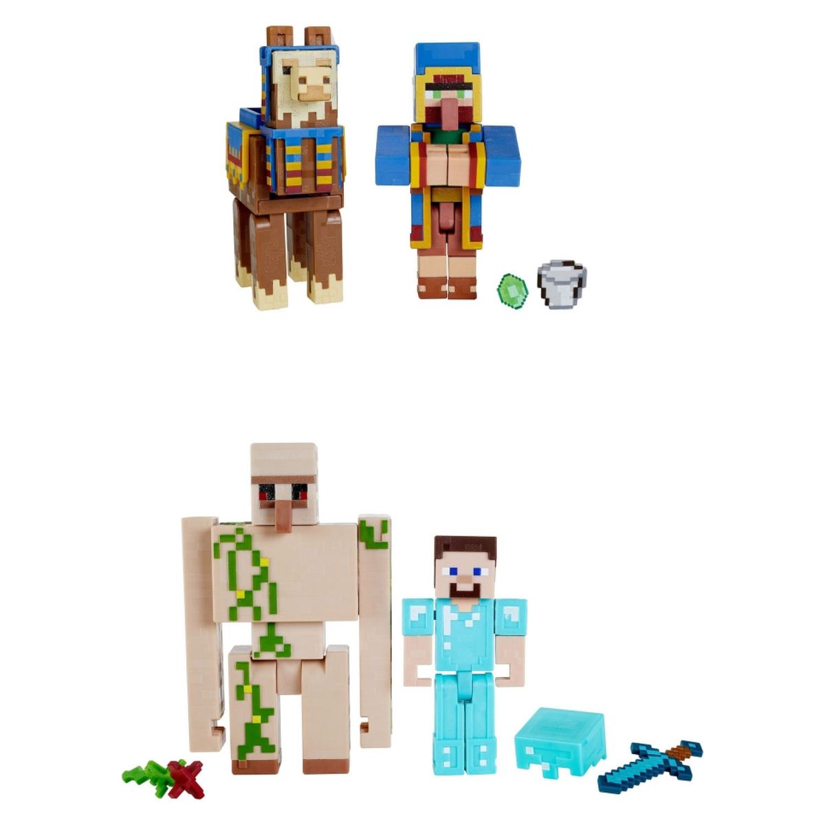 MINECRAFT - Pack 2 Figuras Minecraft con Accesorios (Surtido)