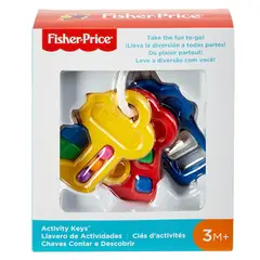 FISHER PRICE - Juego Educativo Brilliant Basics Llavero De Actividades