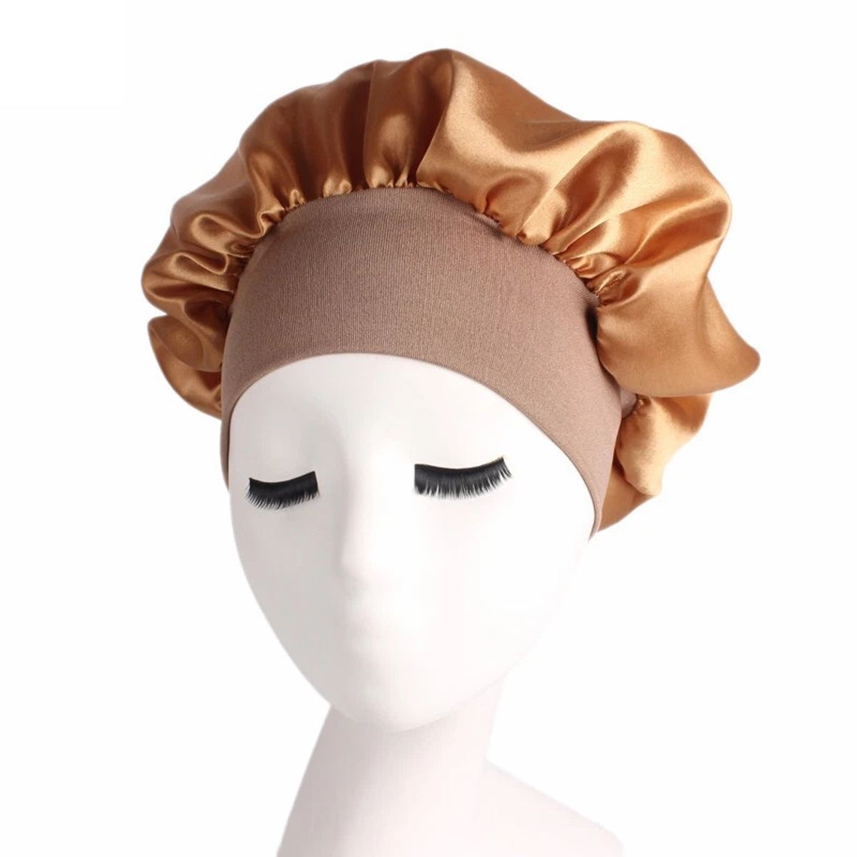 GENERICO - GORRO PARA DORMIR BANDA ANCHA KEKE DORADO