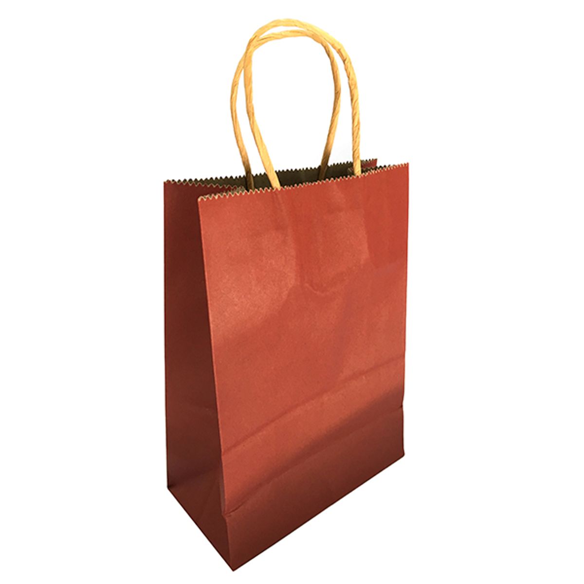 GENERICO - BOLSA DE REGALO KRAFT BURDEO 15X21X8 CM X12 UNI