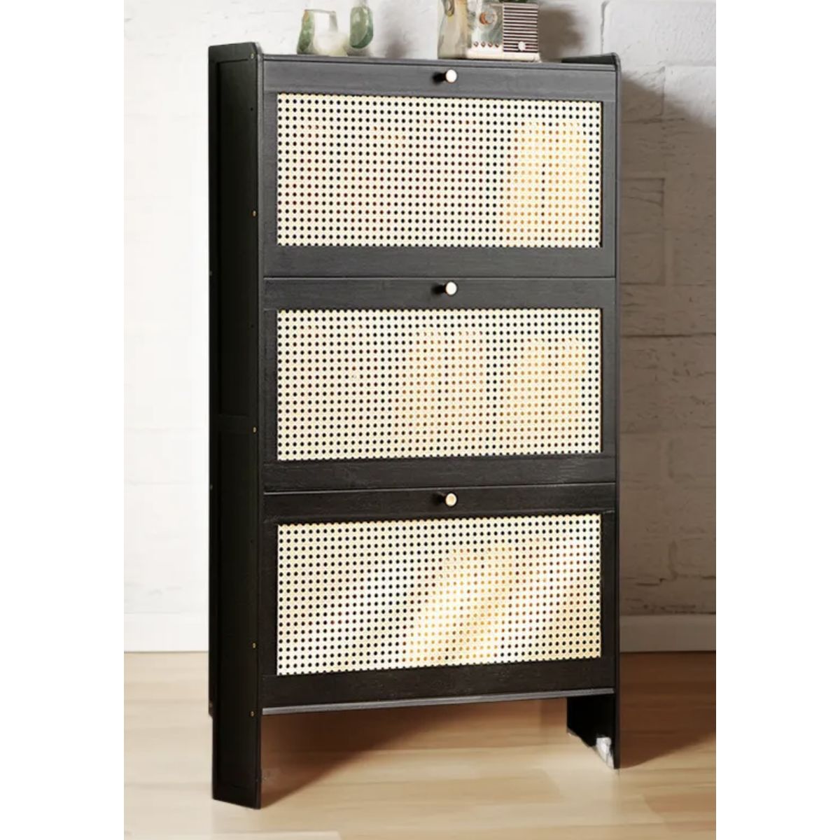 GENERICO - Zapatero Organizador Ratan Bambo 120x70x17cm