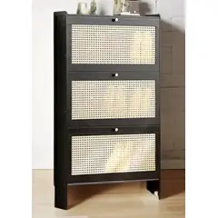 GENERICO - Zapatero Organizador Ratan Bambo 120x70x17cm