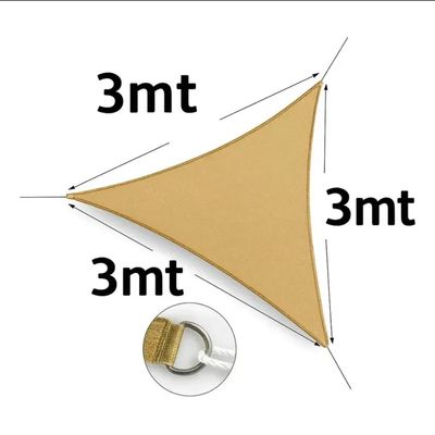 Imagen 2 del producto Toldo Triangular 3x3x3 Con Proteccion UV