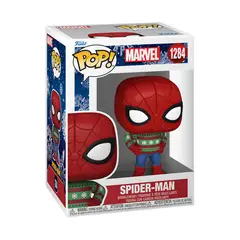 FUNKO - Figura de acción Pop Spider-Man navideño de Marvel