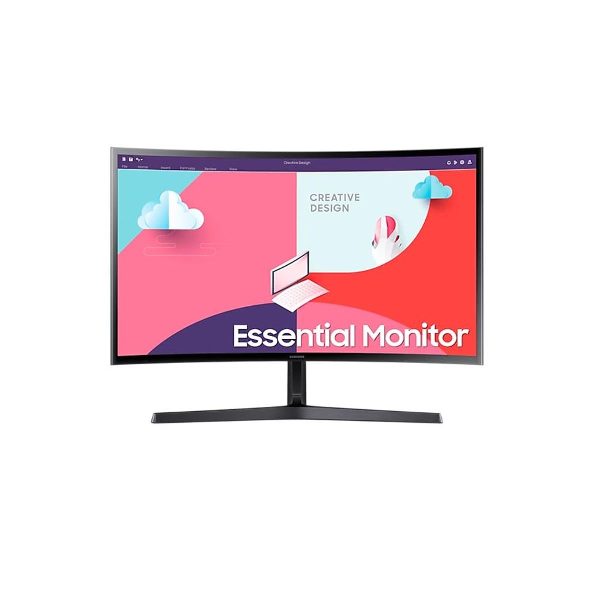 SAMSUNG - Monitor Curvo 24” VA FHD HDMI 75Hz S24C366EA Reacondicionado