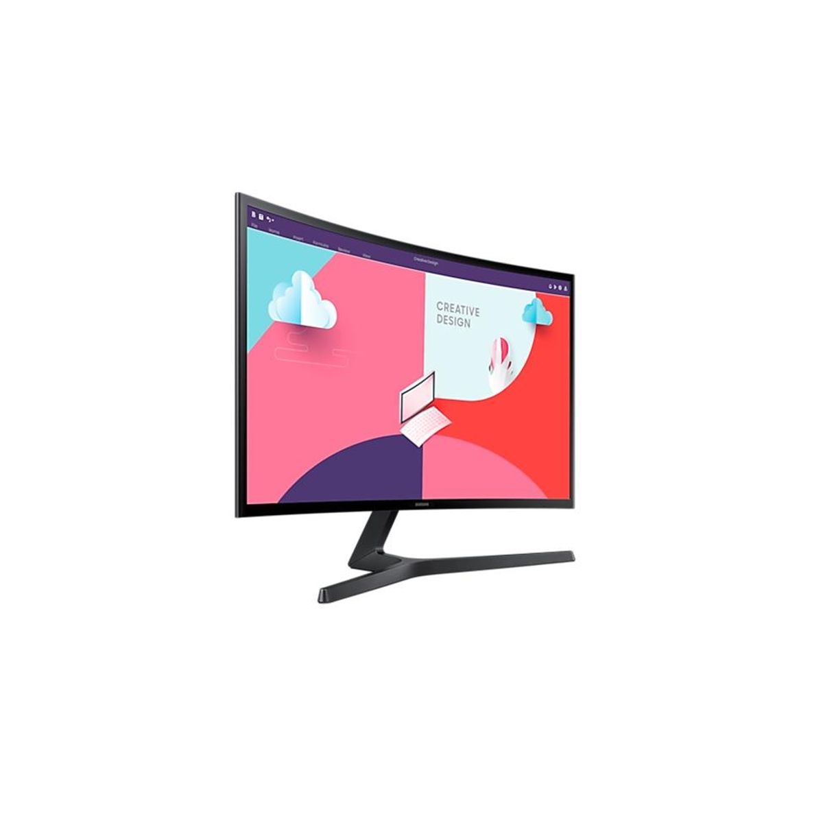 SAMSUNG - Monitor Curvo 24” VA FHD HDMI 75Hz S24C366EA Reacondicionado