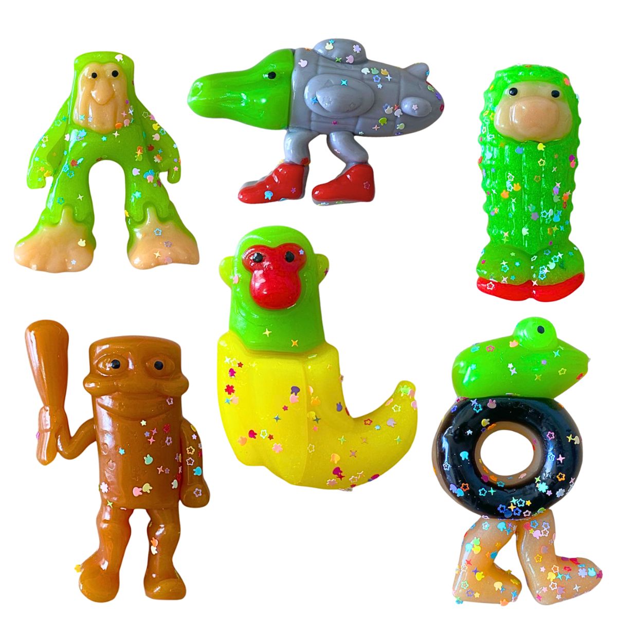 GENERICO - Squishy Pegajosa Tralalero Tralala Set 2 Juguetes Antiestrés