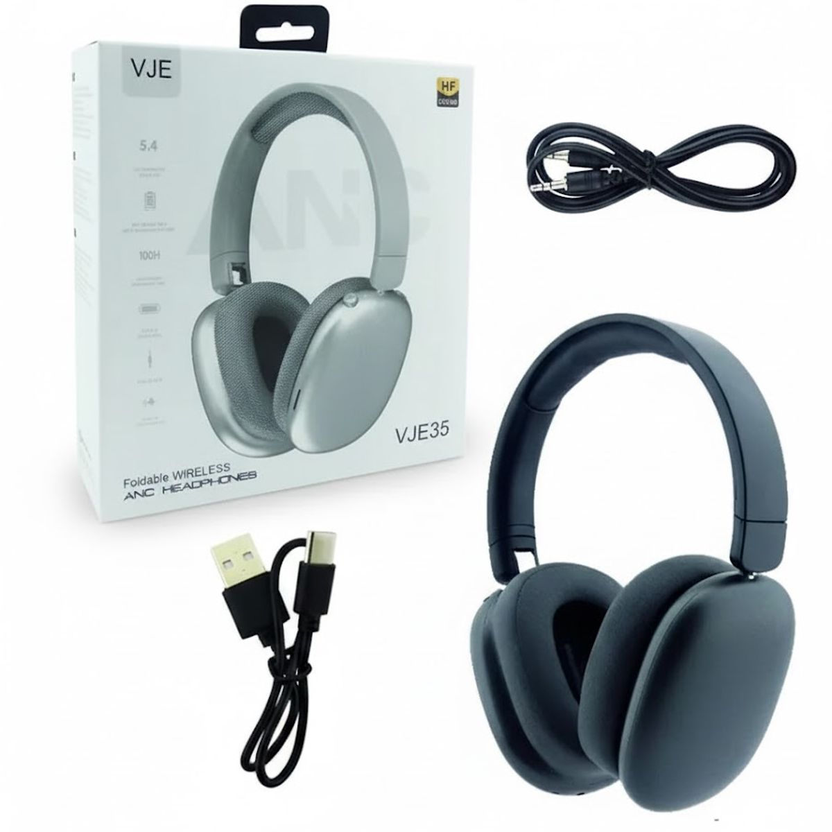 Audifonos Cintillo Bluetooth Modelo VJE35 Con Cancelacion De Ruido Variedad De Colores Y Recargable, marca GENERICO - Foto 2