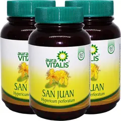 AURA VITALIS - 3 X HIERBA DE SAN JUAN 343 MG 60 CAPS