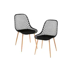 HABITA2 CHILE - Pack 2 silla panal- enrejada de polipropileno
