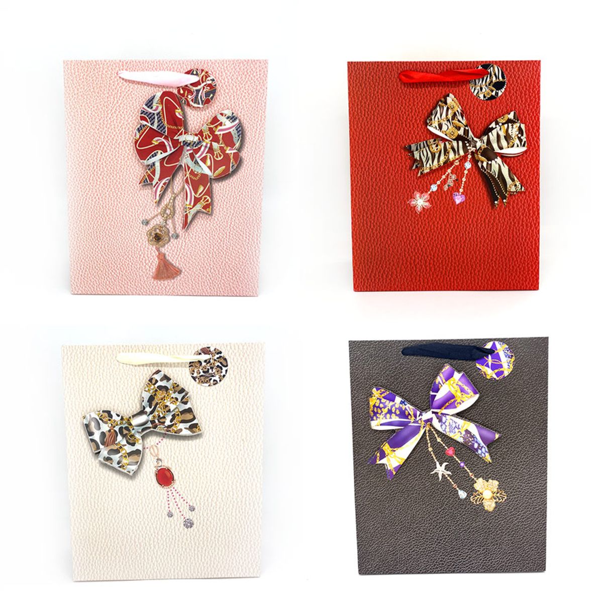 GENERICO - BOLSA DE REGALO TEEN GLITTER 26 X 32 X12 UNI