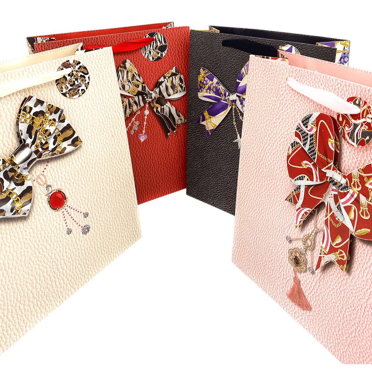 GENERICO - BOLSA DE REGALO TEEN GLITTER 30 X 40 X12 UNI