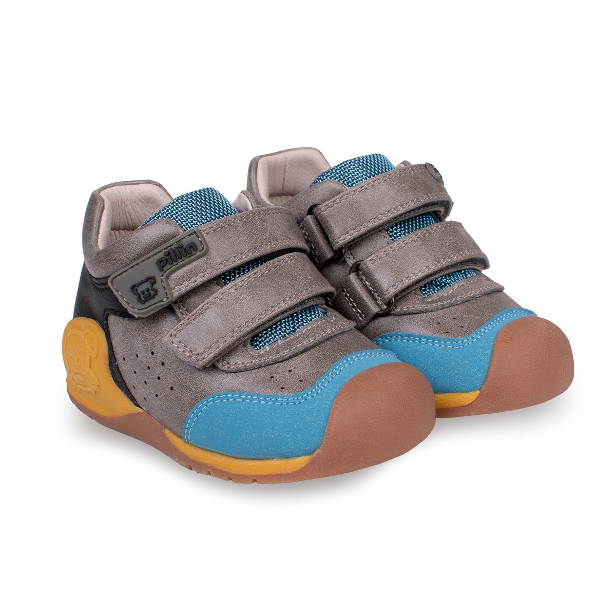 PILLIN - Zapato Clásico Niño Gris Pillin PZD207-26GRI