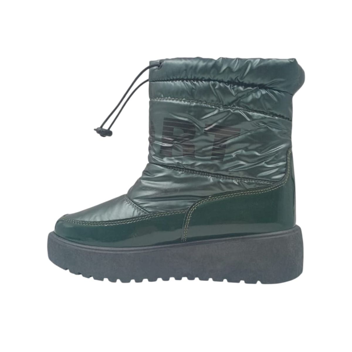 HERIEL - Bota Verde Impermeable Mujer