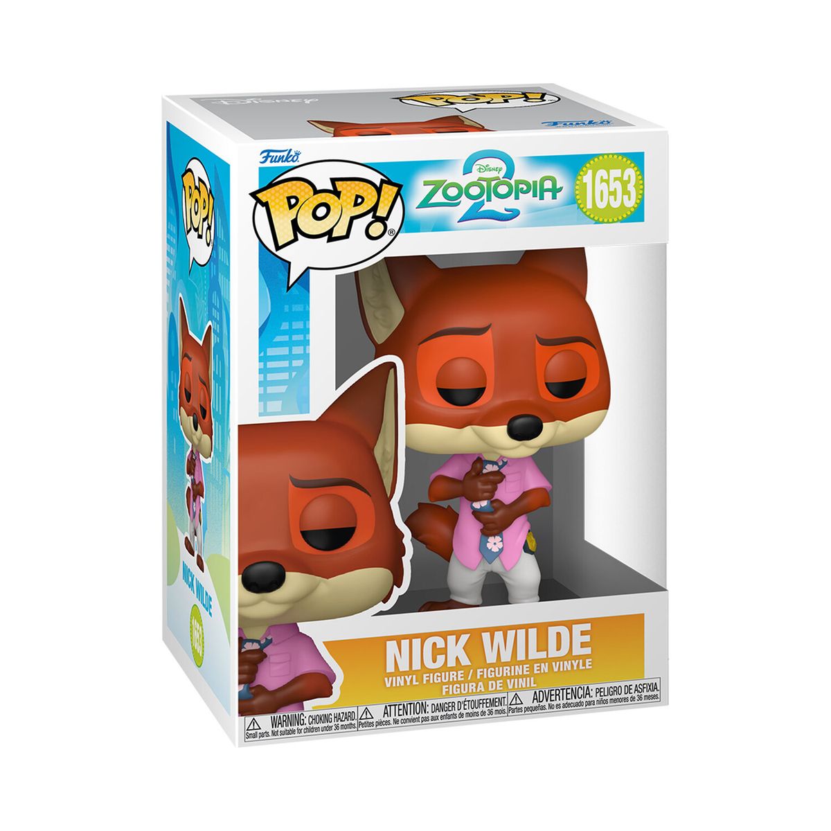 FUNKO - Funko Pop Nick Wilde Zootopia 2 Disney - 1653