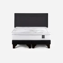 ROSEN - Cama Europea Art 4 de 2 Plazas BD+Respaldo New Bennet Graf