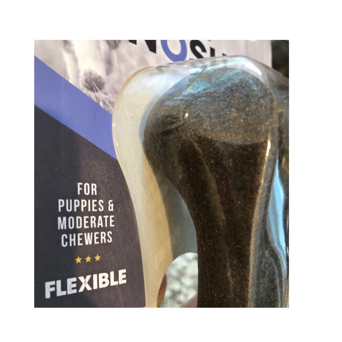 ZEUS - Hueso Flexible Zeus Nosh Pollo Talla S Juguete Para Perros